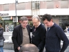 Damián Macaya junto a Joan Viñals y Miquel Marí