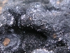 Ejemplar de pirolusita cristalizada